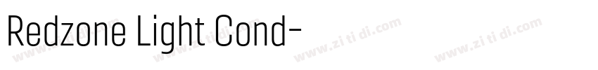 Redzone Light Cond字体转换 Redzone Light Cond字体转换